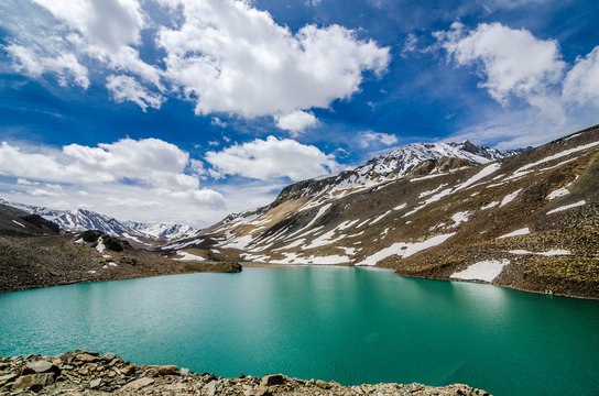 lake in the mountains- Suraj Taal