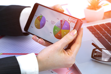 Accounting. Items for doing business in the office in the composition.