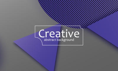 Obraz premium Geometric background. Material design.