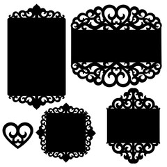 Frames for laser cutting frames