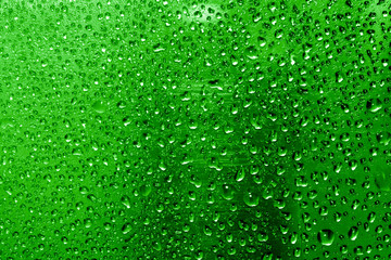 raindrops on glass, condensate 