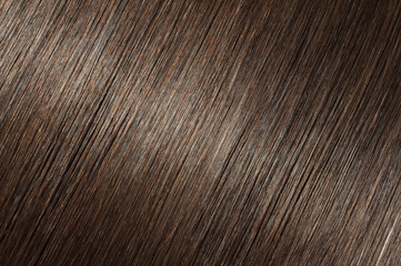 multiple piece clip in straight brown human hair extensions
