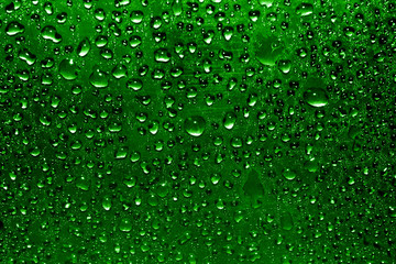 raindrops on glass, condensate 