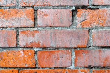 Obraz premium Dirty brick wall texture material background.