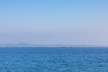 Obraz premium (神奈川県ｰ風景)三浦海岸から望む風景１