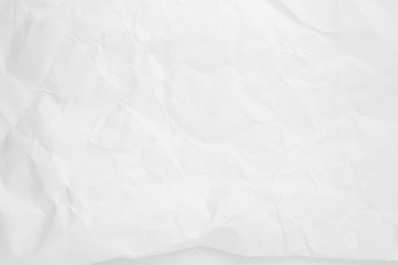 crumpled white paper, grunge texture