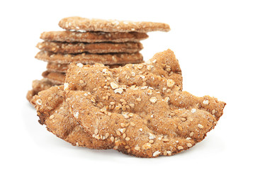 Whole grain rye crispbread