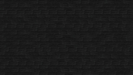Black brick wall texture background.