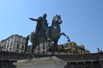 Fototapeta premium statue of vittorio emanuele ii
