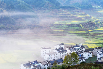 beautiful rural scenery in wuyuan
