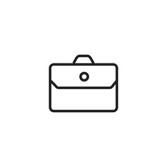 Job bag icon. Backpack sign