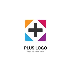 Medic logo template design. Medic logo with modern frame vector design