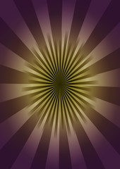 Abstract star burst retro background. 3D illustration.
