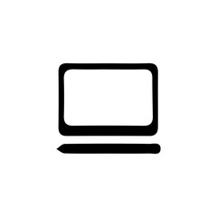 Monitor icon. Web sign