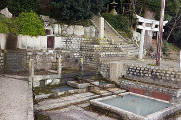 瀬戸内海の優美な豊島　神社の入り口