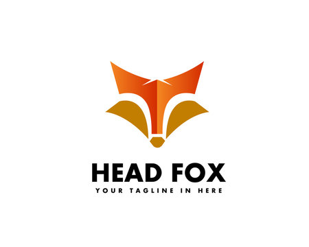 T initial head fox logo design inspiration