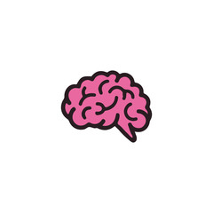 Brain illustration icon