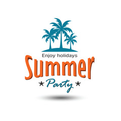 Obraz premium Summer emblem