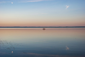 Lake Nero in the summer at sunset