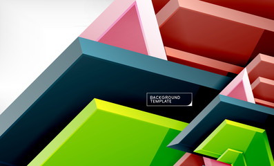 Shiny glossy arrows background, clean modern geometric design, futuristic composition