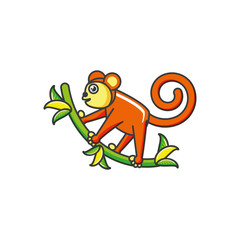 monkey animal isolated icon