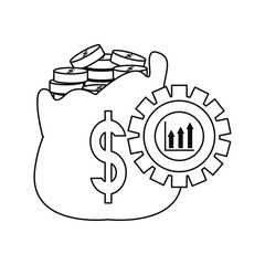 bank money bag exchange