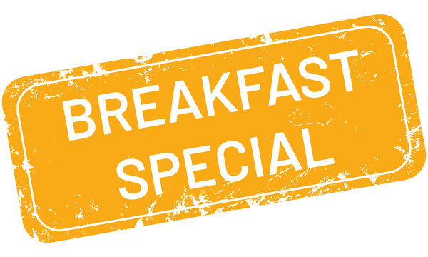 vector Stempel  Breakfast Special	