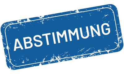 vector Stempel  Abstimmung	