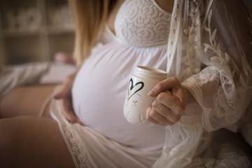 Cup full of love for good morning.