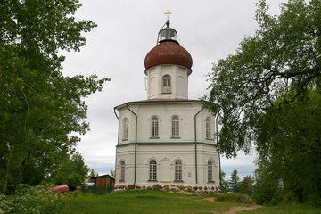 SOLOVKI,  Ascension church-lighthouse on Sekirnaya mountain on in the Holy Ascension skete. The Solovetsky Monastery. Solovki Islands, Arkhangelsk region, White Sea © Konstantin