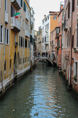 Obraz na płótnie Canvas streets and canals of Venice