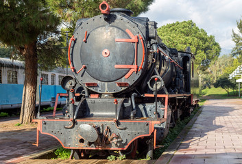 Fototapeta na wymiar Railway Museum of Kalamata (Greece, Peloponnese)