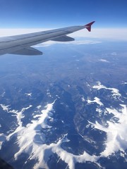 Obraz premium Karpaten vom Flugzeug