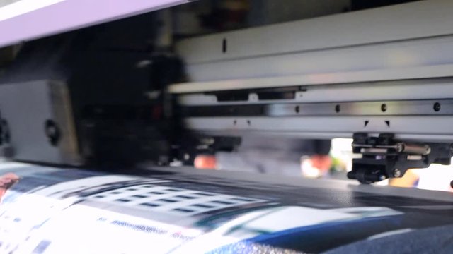 Large format printer works