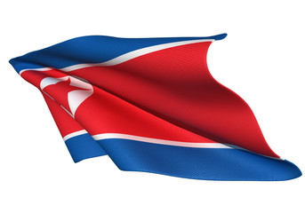 北朝鮮国旗　比率1:2