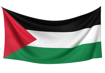パレスチナ国旗　比率1:2