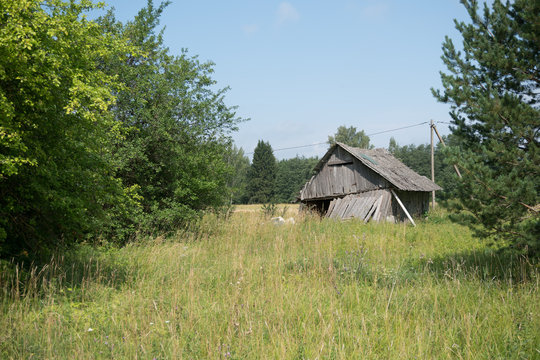 Old abandoned shed