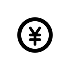 Yen monetary unit icon,vector,logo