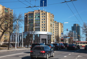 Fototapeta premium Vilnius,Avenue