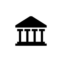 Bank icon, vector, logo