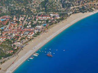 Oludeniz , Situated on Turkey of south-west coast, with it's pristine white beaches and amazingly blue waters, is one of the finest beaches in the world.