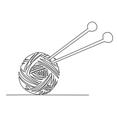  ball with knitting needlework handicraft accessories