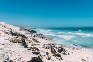 Schroffe Felslandschaft in Südafrika