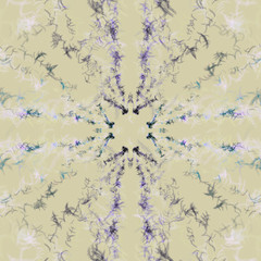 Abstract feather pattern on a beige background