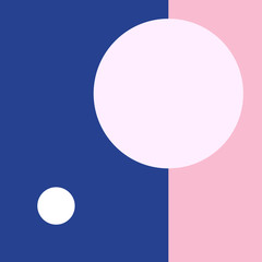 Vector Geometric Background in Material Design style