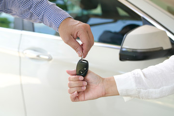 Car key handover