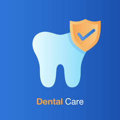 Dental care concept. Good hygiene tooth, prevention, check up and dental treatment.