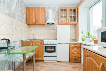 Photo of the light kitchen room