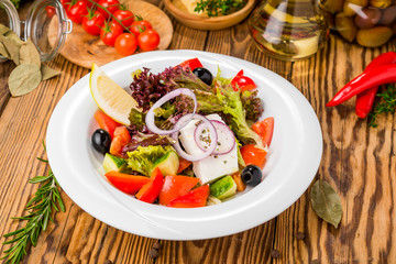 Healthy food beautiful and tasty food on a plate