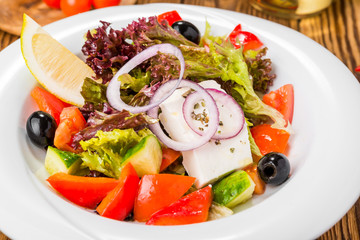 Healthy food beautiful and tasty food on a plate